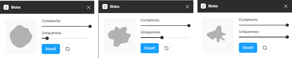 Blobs uniqueness