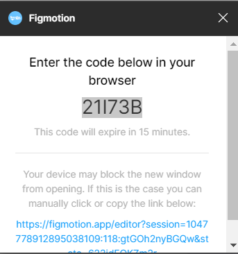 Figmotion code