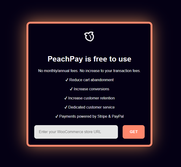get peachpay page