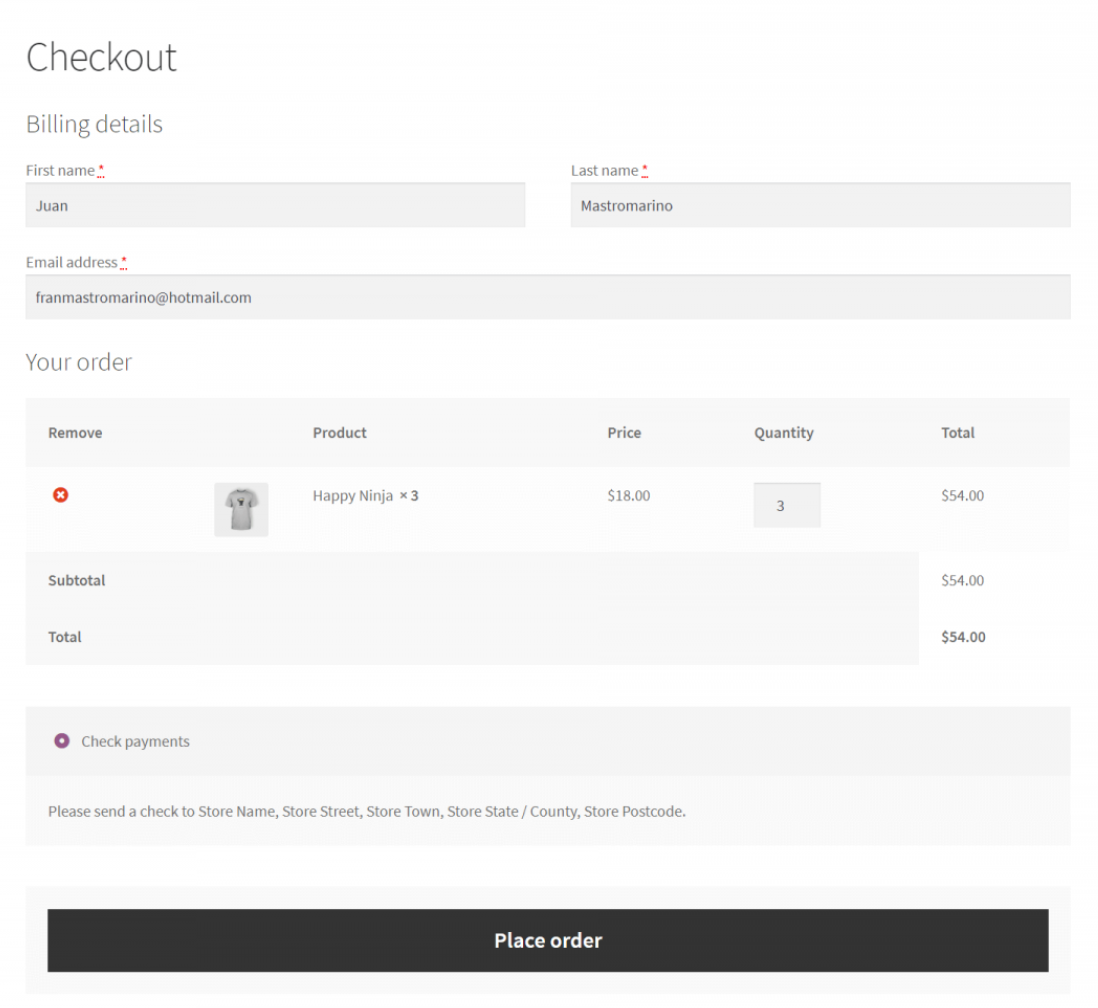 Direct Checkout for WooCommerce one-page checkout