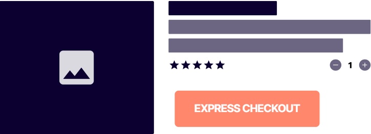 Express checkout button