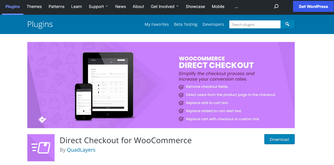 Direct Checkout for WooCommerce 
