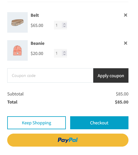 WooCommerce Fast Cart checkout popup