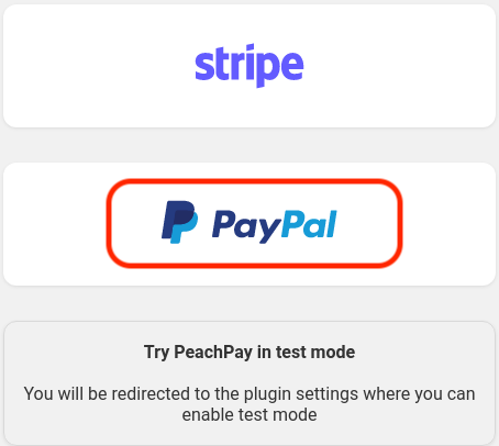 Click "PayPal"