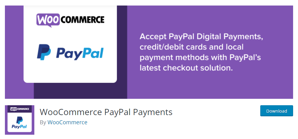 WooCommerce PayPal Payments plugin