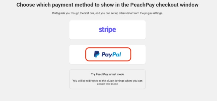 PayPal integration